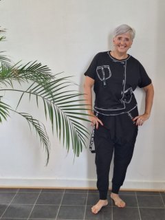 Triko černé Pq Trika, topy, tílka