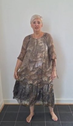 Šaty letní - Šaty s příběhem khaki Šaty s příběhem khaki