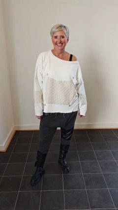 Tuniky, mikiny, svetry - Pecková mIkina  Pecková mIkina