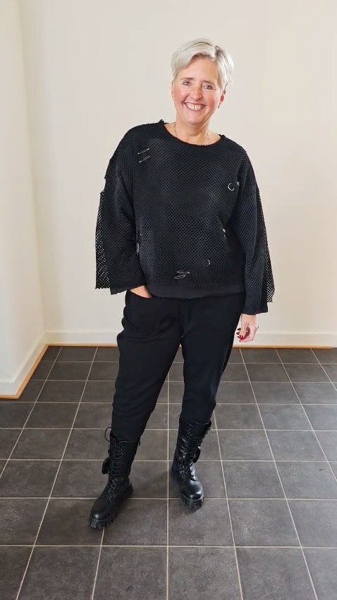 Tuniky, mikiny, svetry - Mikina - Mikina děrovaná Mikina děrovaná - Mikina