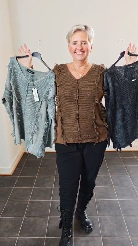 Tuniky, mikiny, svetry - Dámské svetry - Svetřík Nela Svetřík Nela - Dámské svetry